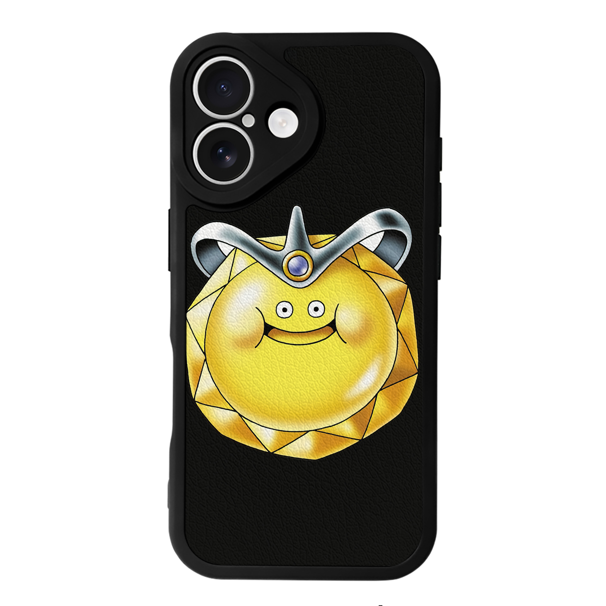 （画像用） ドラゴンクエスト Doragon Kuesuto Dragon Quest 【iPhone 16シリーズ対応】シリコンスマホケース（レザー調） 材質：シリコン